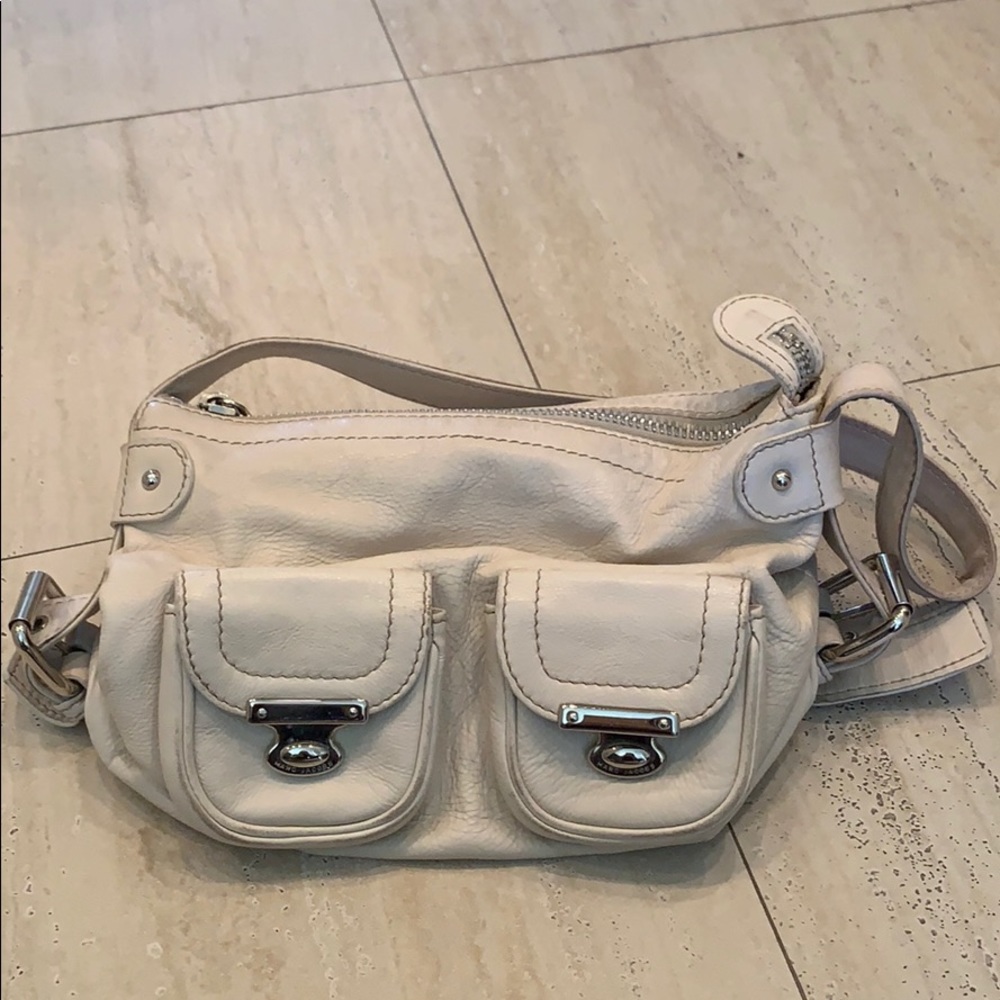 Vintage Marc Jacobs mini white leather bag